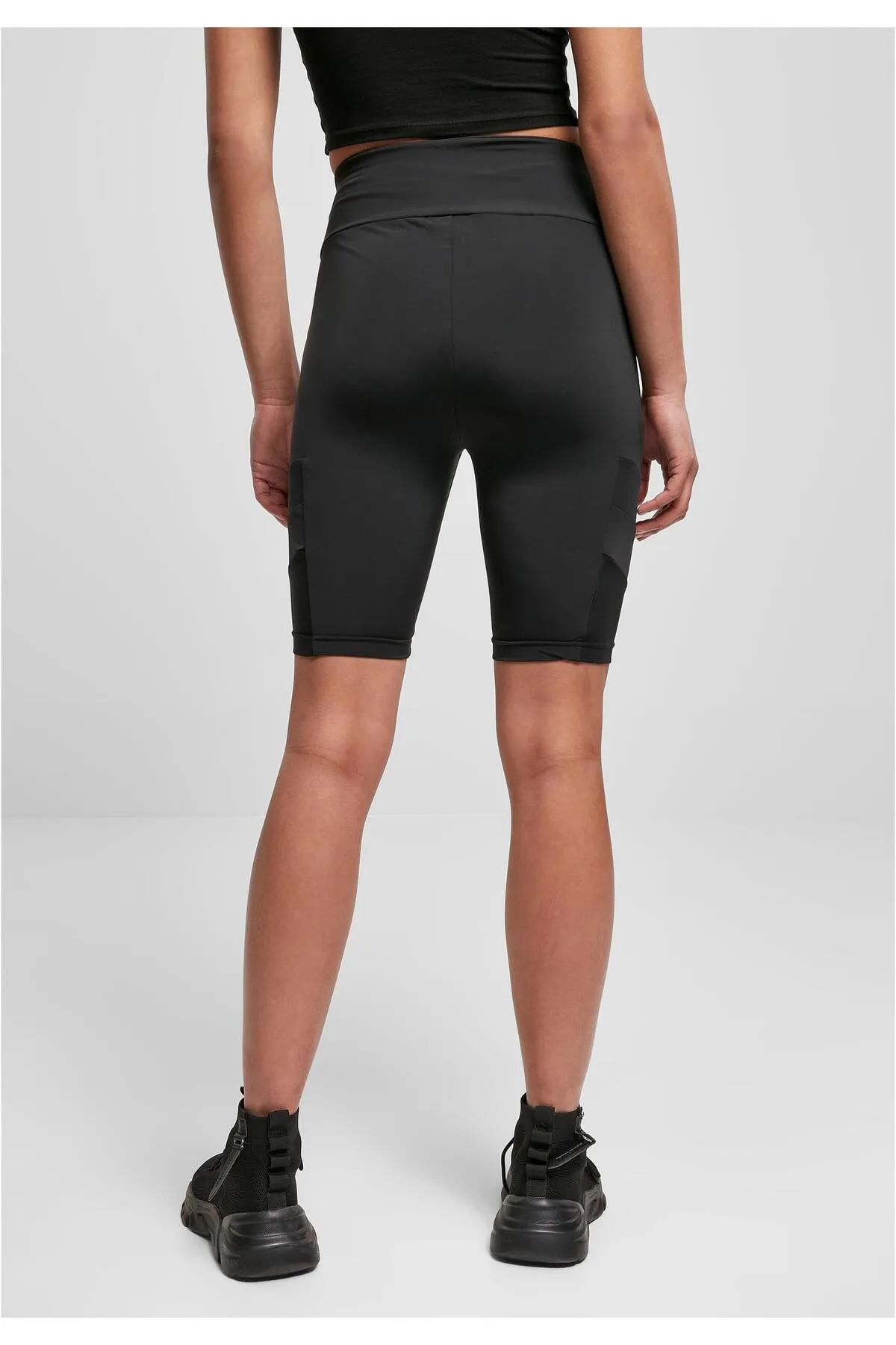 Urban Classics  Damen Ladies High Waist Tech Mesh Cycle Shorts