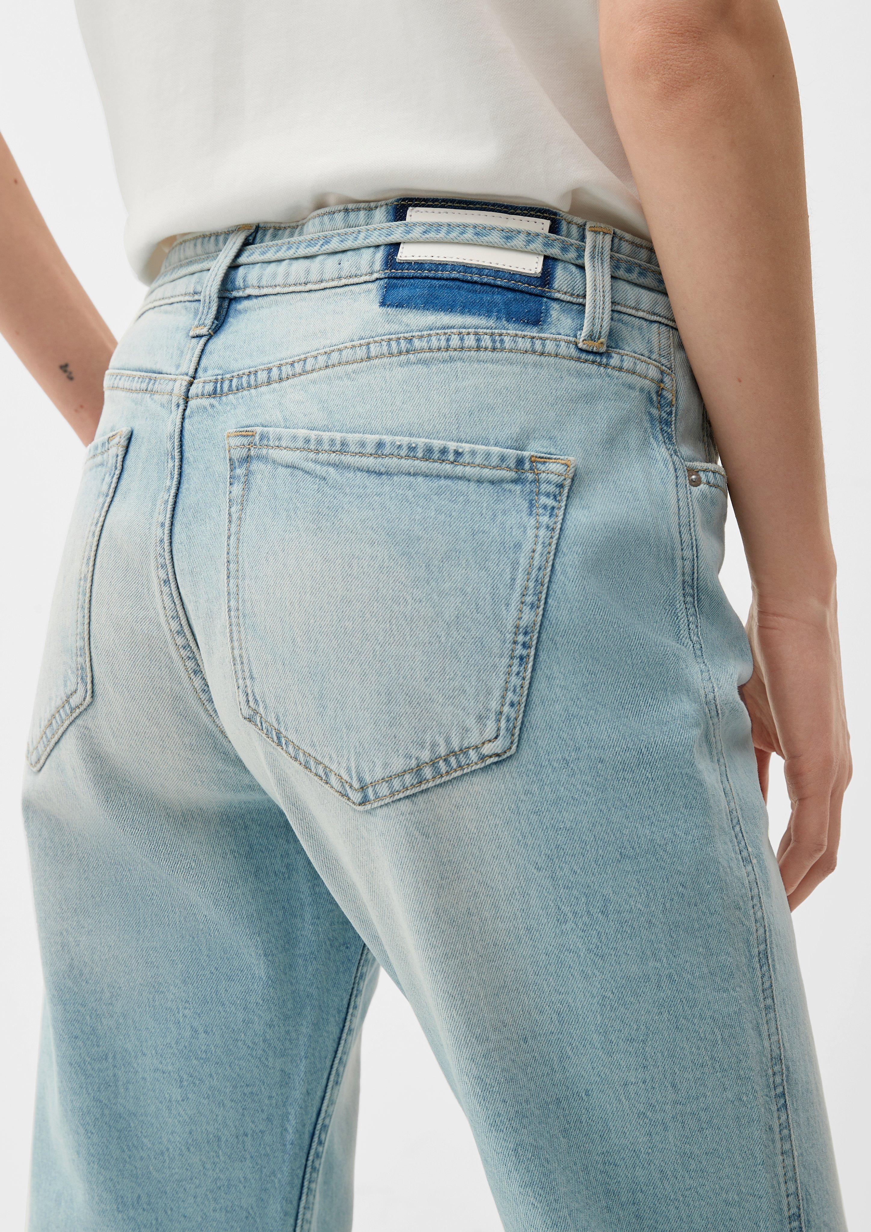Cropped-Jeans Karolin / Regular Fit / Mid Rise / Straight Leg   2127727-52Z5