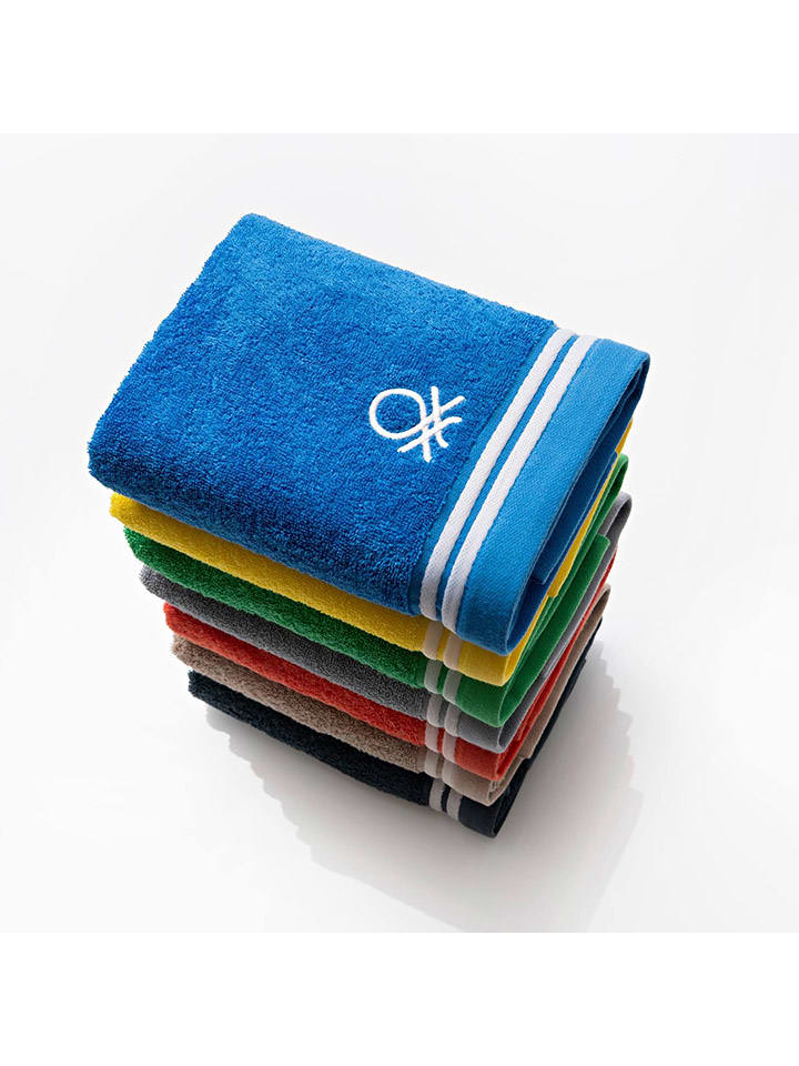 Benetton Gästehandtuch in Blau günstig kaufen