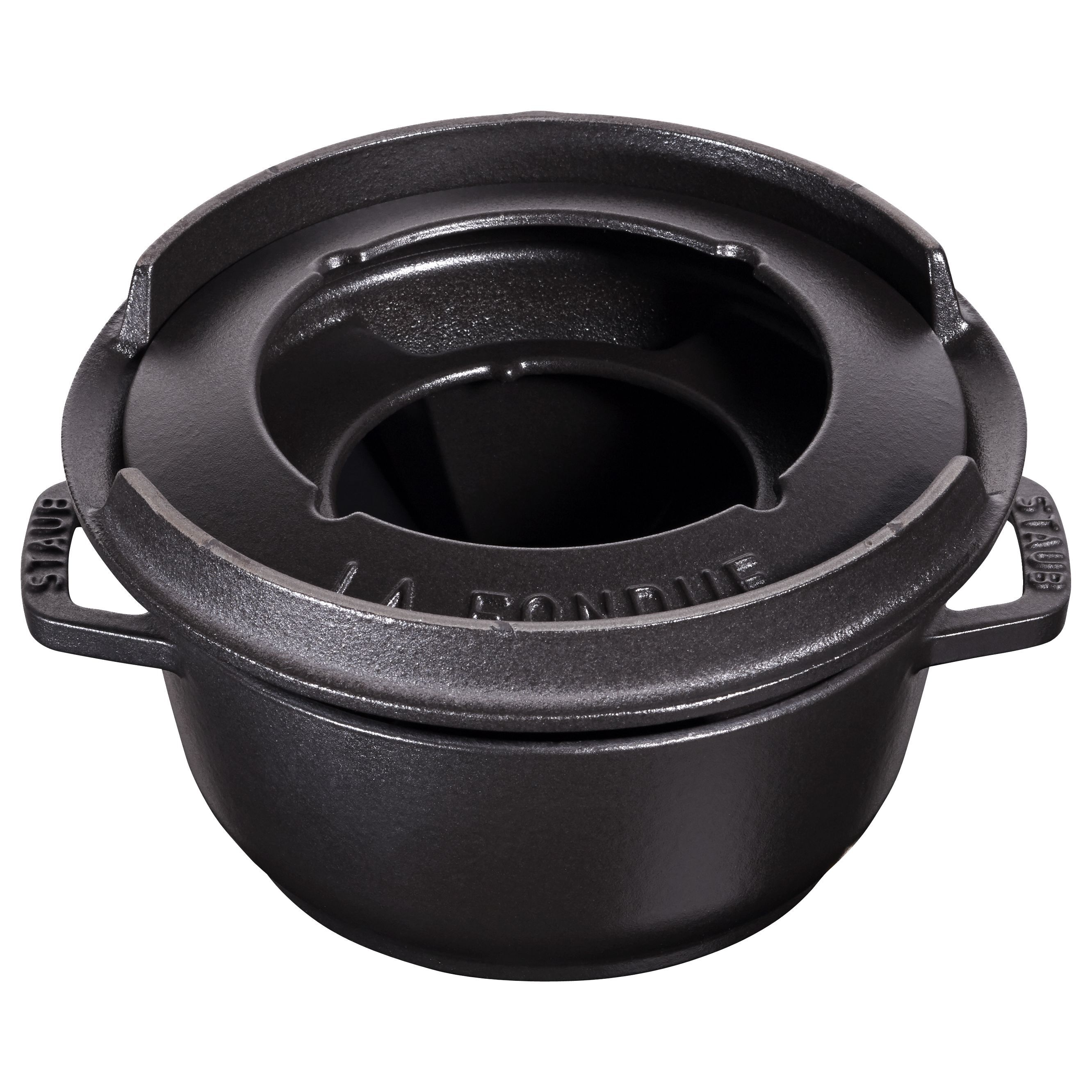 Fondue Set 16 cm, Schwarz