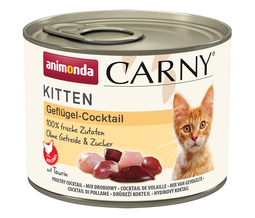 Animonda Nassfutter Animonda Carny Kitten Geflügel Cocktail 24x200 g