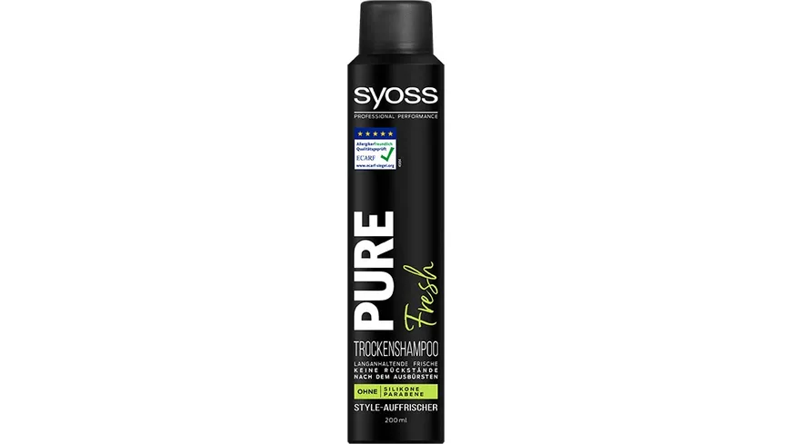 syoss Trocken-Shampoo Pure Fresh 200 ml