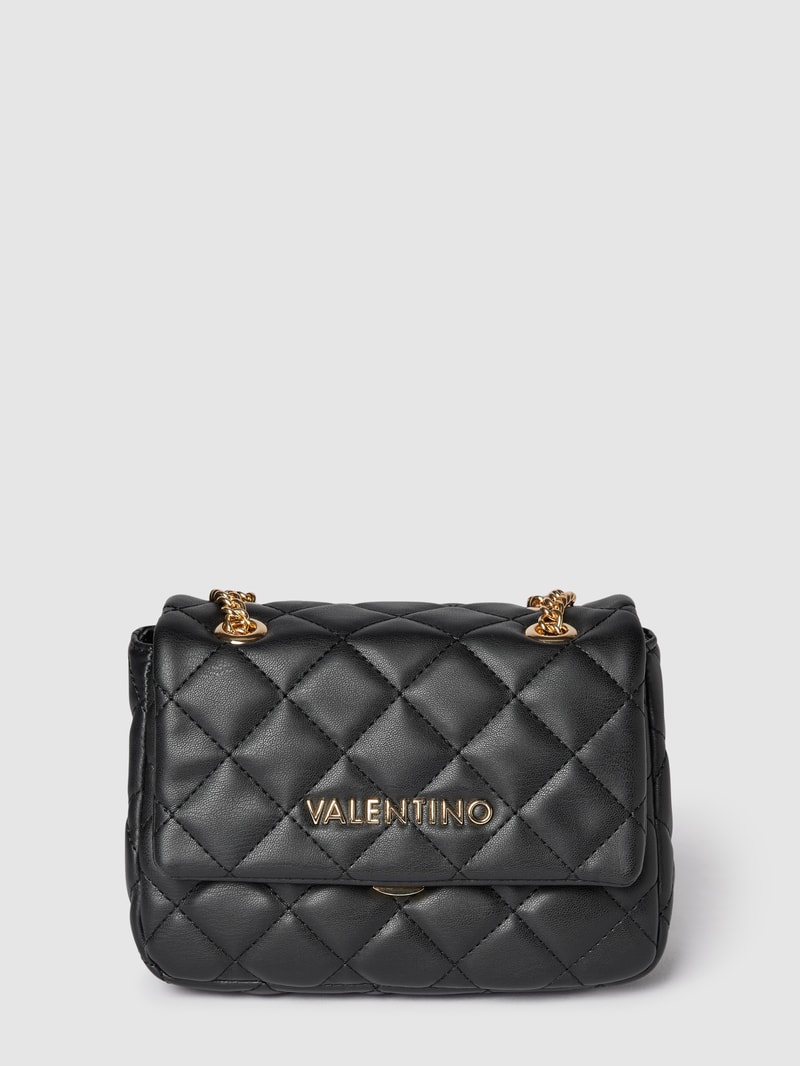 Handtasche in Leder-Optik Modell 'Ocarina Pattina' in schwarz