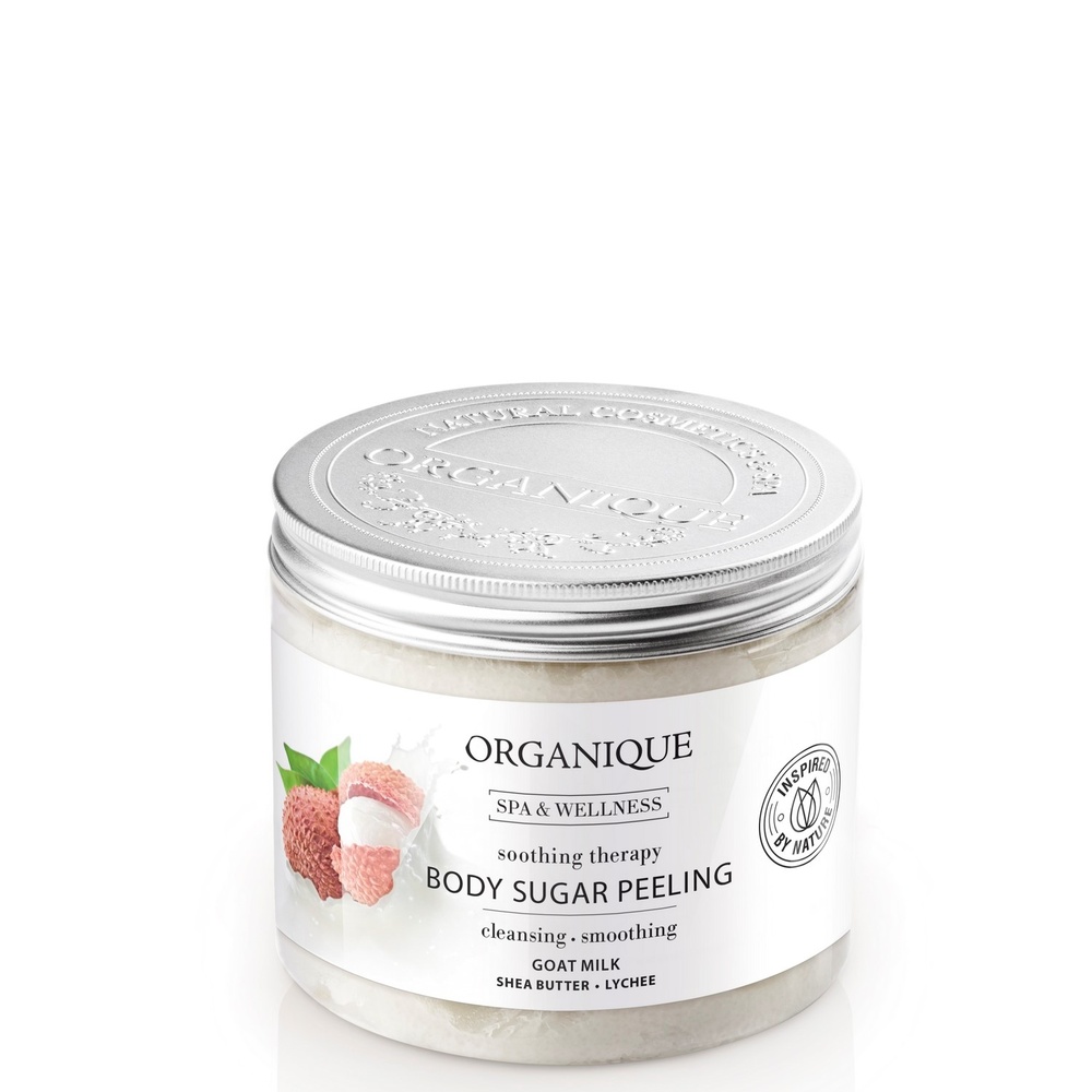 organique cosmetics Gommage corporel au sucre apaisant Gommage corporel