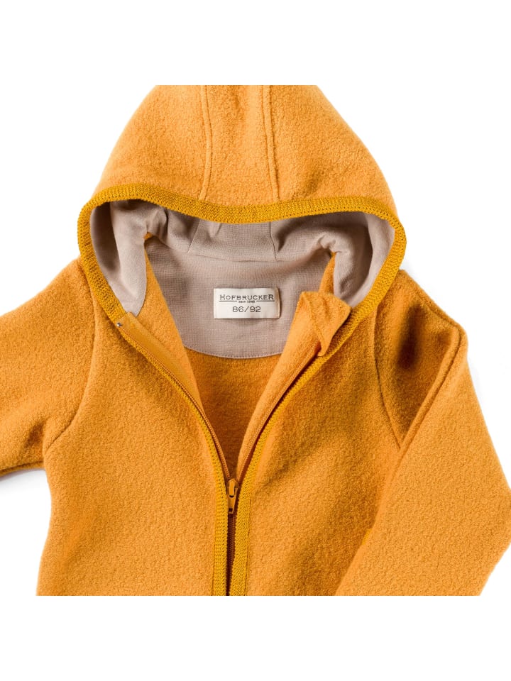 Hofbrucker Wollwalk Overall in Goldgelb günstig kaufen 62/68
