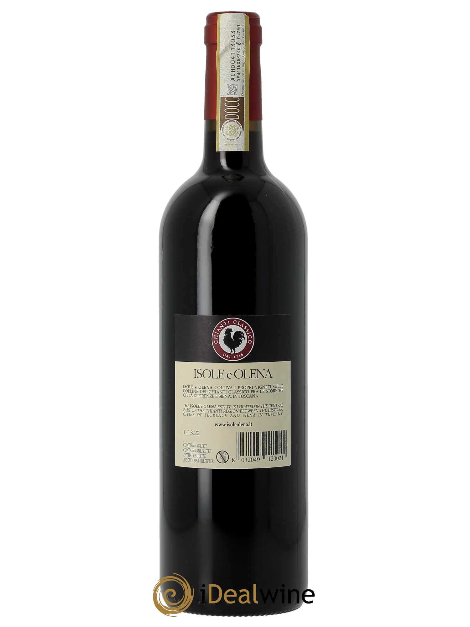 Chianti Classico DOCG Isole e olena  2020 - Lot de 1 Bouteille