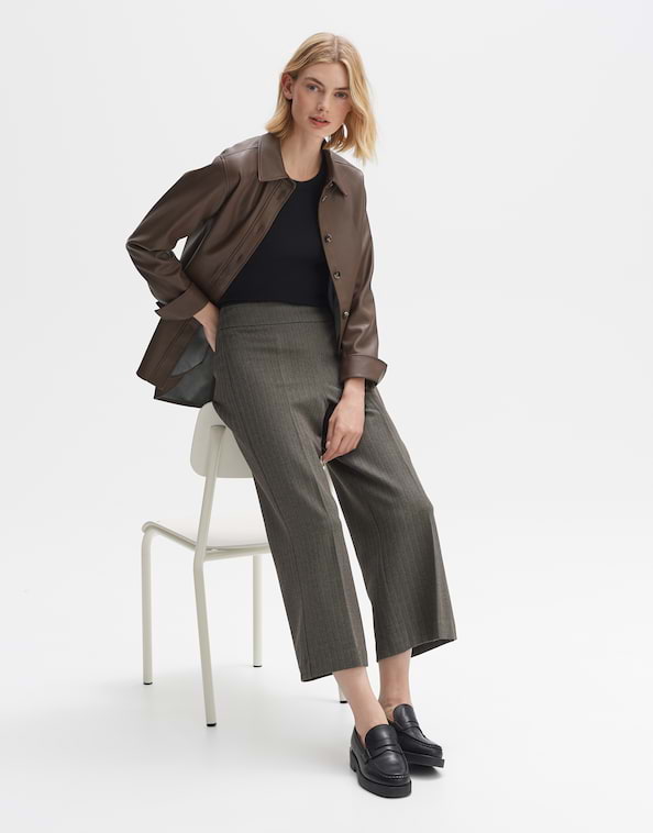Culotte Misha herringbone