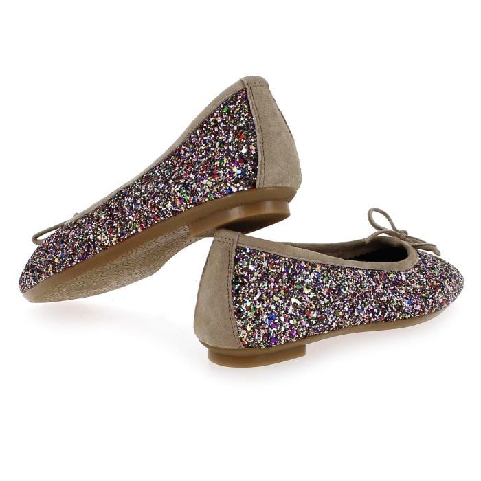 Reqins  HARMONY GLITTER - Taupe Multicolore
