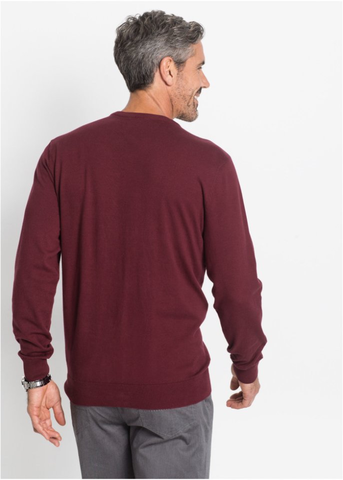 Pullover mit V-Ausschnitt