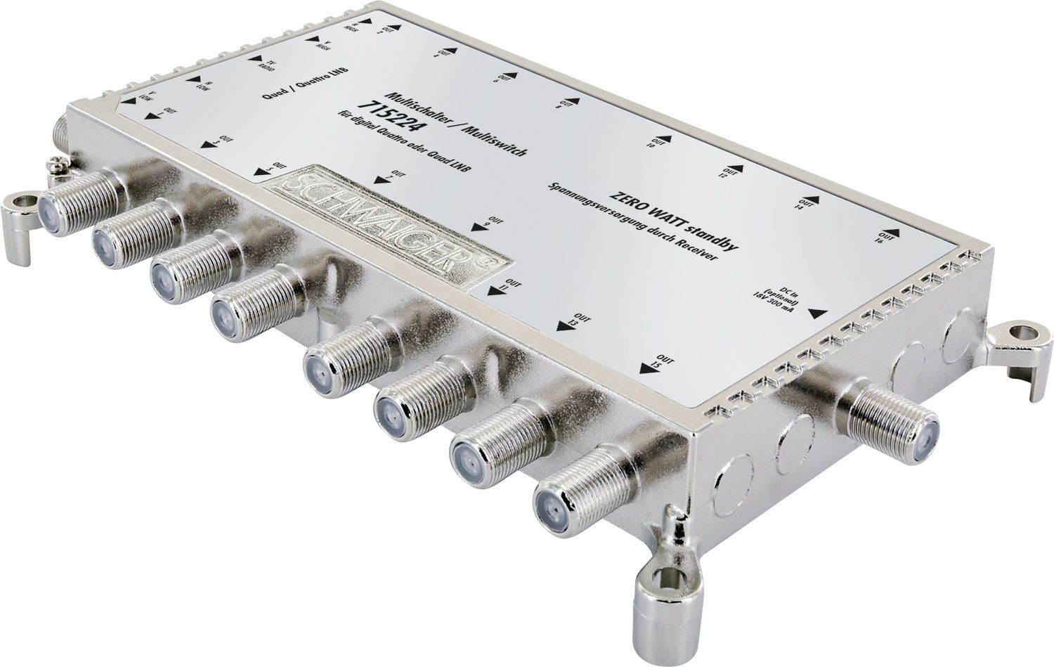 Schwaiger 715224 16 Eingänge steckernetzgerät Sat-Multischalter