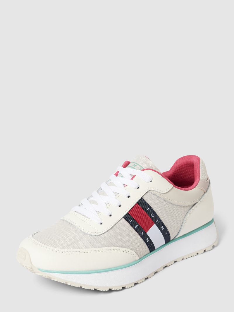 Sneaker mit Label-Detail Modell 'RETRORUNNER' in weiß