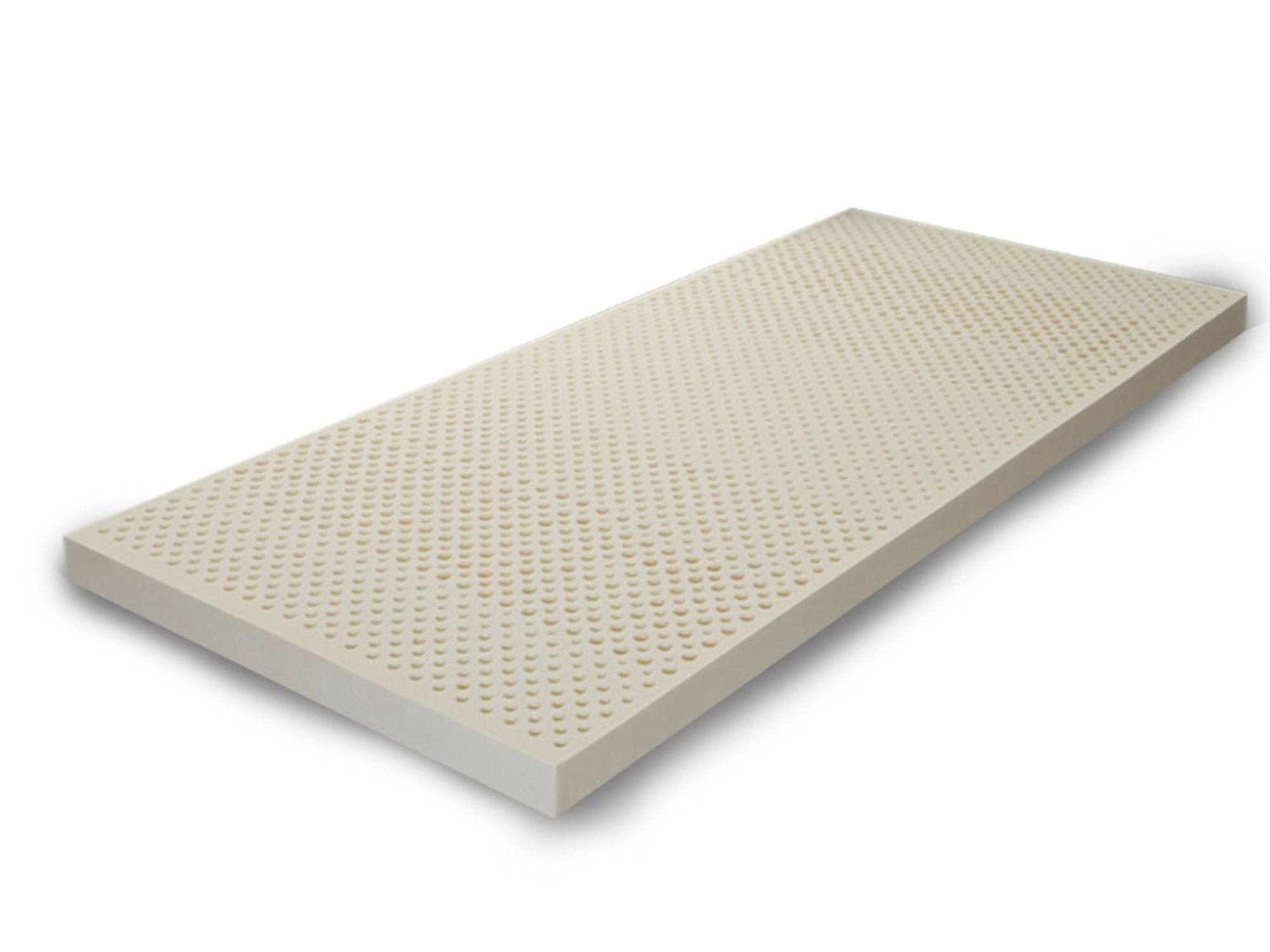 Matratzenauflage Black Label Matratzentopper aus Latex Höhe 8 cm H2 RG 65 (bis 95 kg) Letti Moderni, Made in EU, 100% Latex, H2