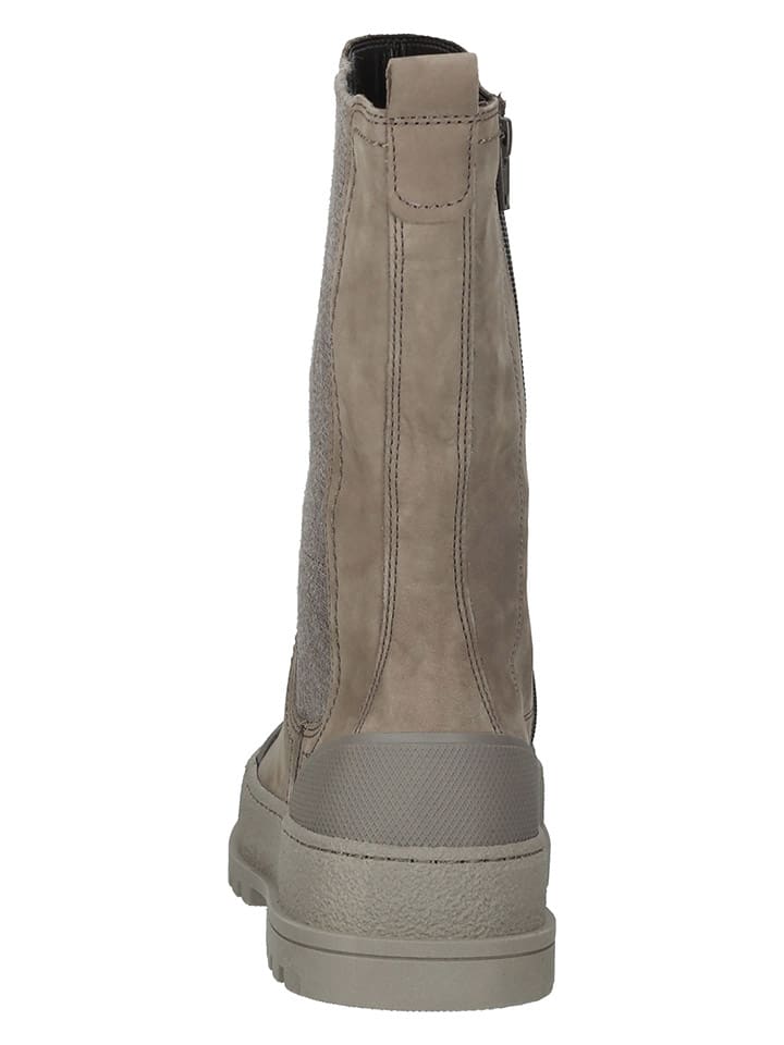 Gabor Leder-Chelsea-Boots in Hellbraun/ Beige günstig kaufen