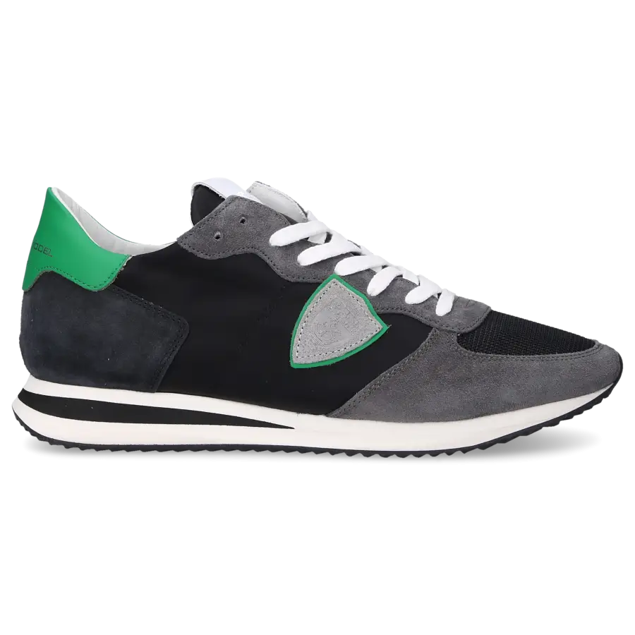 Philippe Model - Sneaker low TZLU Veloursleder - schwarz