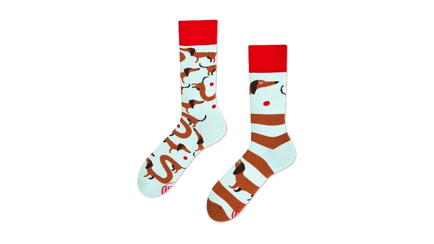 MANY MORNINGS Unisex Socken Sausage Dog Sausage Dog Regular