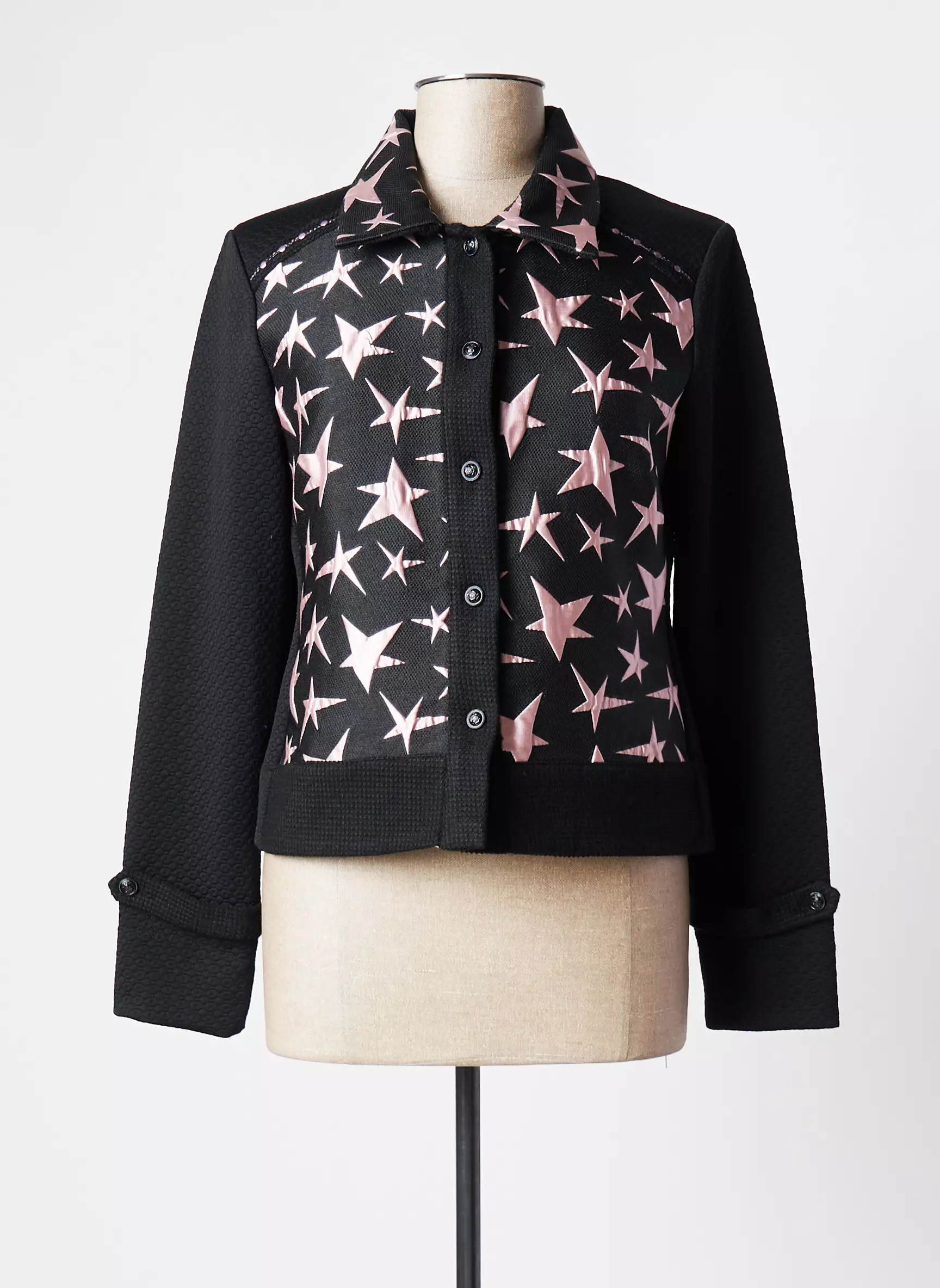 Poupee Chic Vestecasual Femme couleur noir