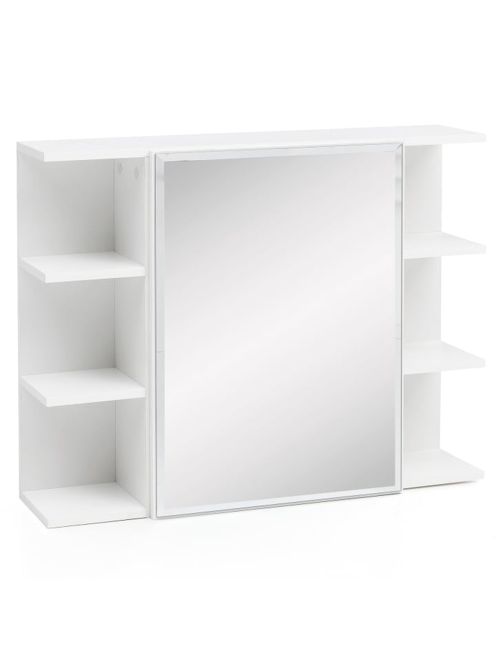 KADIMA DESIGN Hängeschrank | Weiß, 80x64.5x20cm, Spiegel günstig kaufen onesize