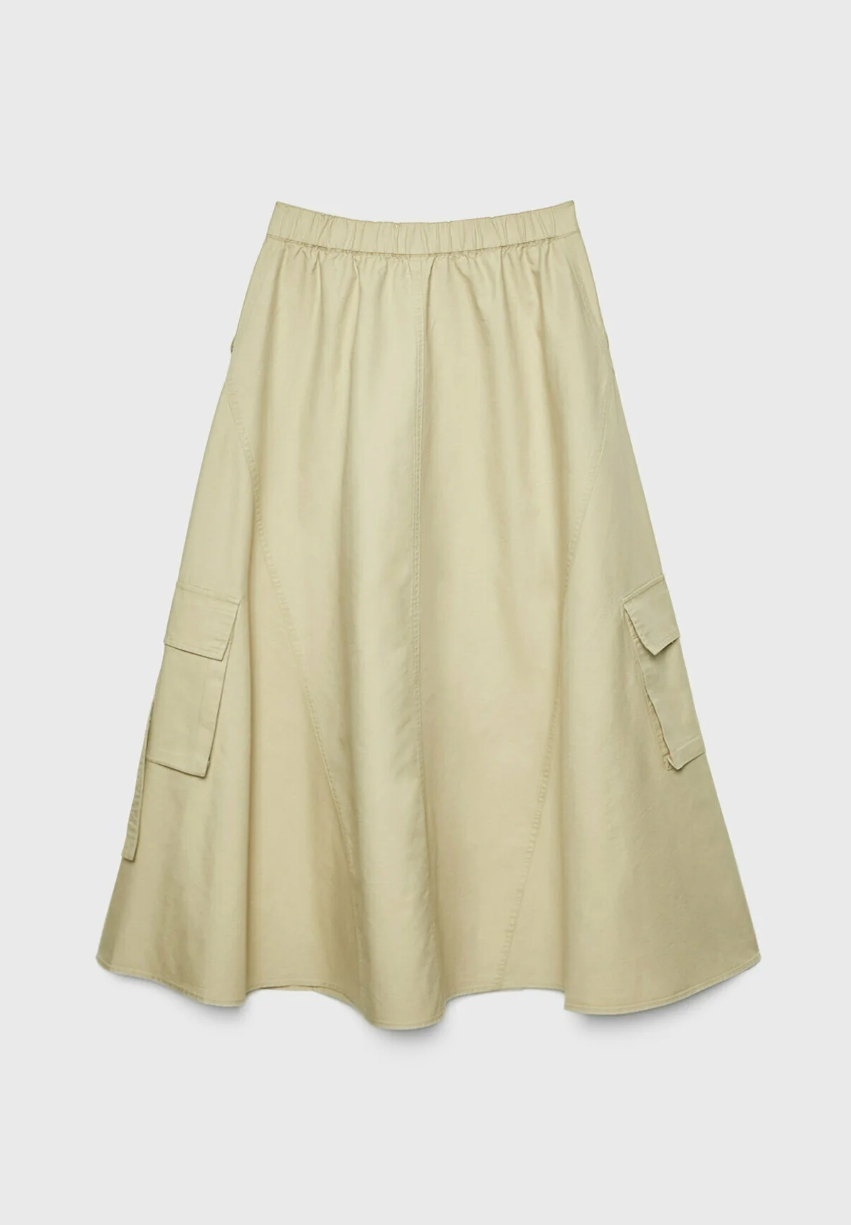 Stradivarius FLARED MIDI - Falda larga