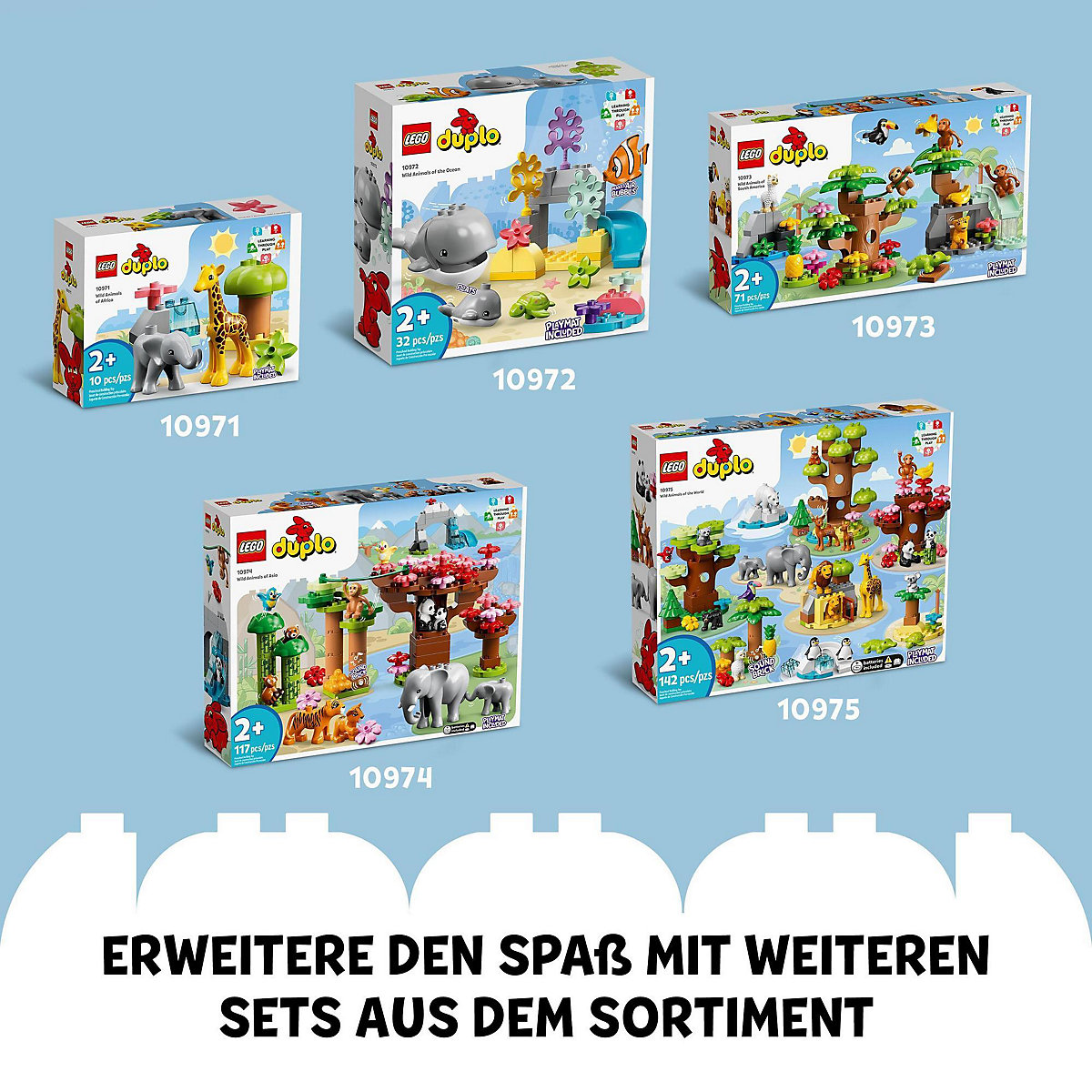 LEGO® DUPLO 10979 Wilde Tiere Europas