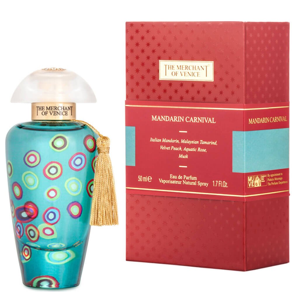THE MERCHANT OF VENICE Murano Collection Mandarin Carnival Eau de Parfum Nat. Spray
