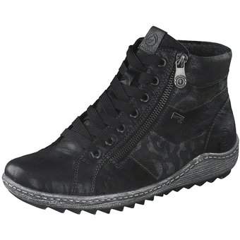 Remonte Ankle Schnürer in schwarz