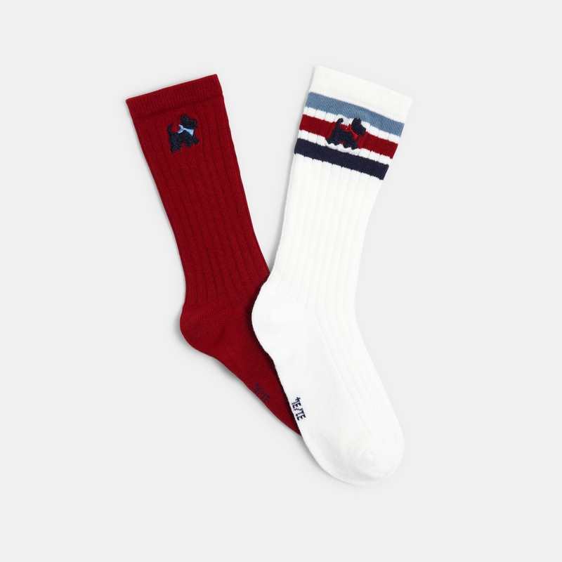 Lot de Chaussettes Scottish rouges fille Chipie