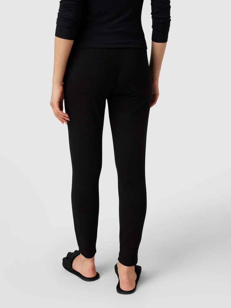 Umstands-Stoffhose mit Stretch-Anteil in schwarz