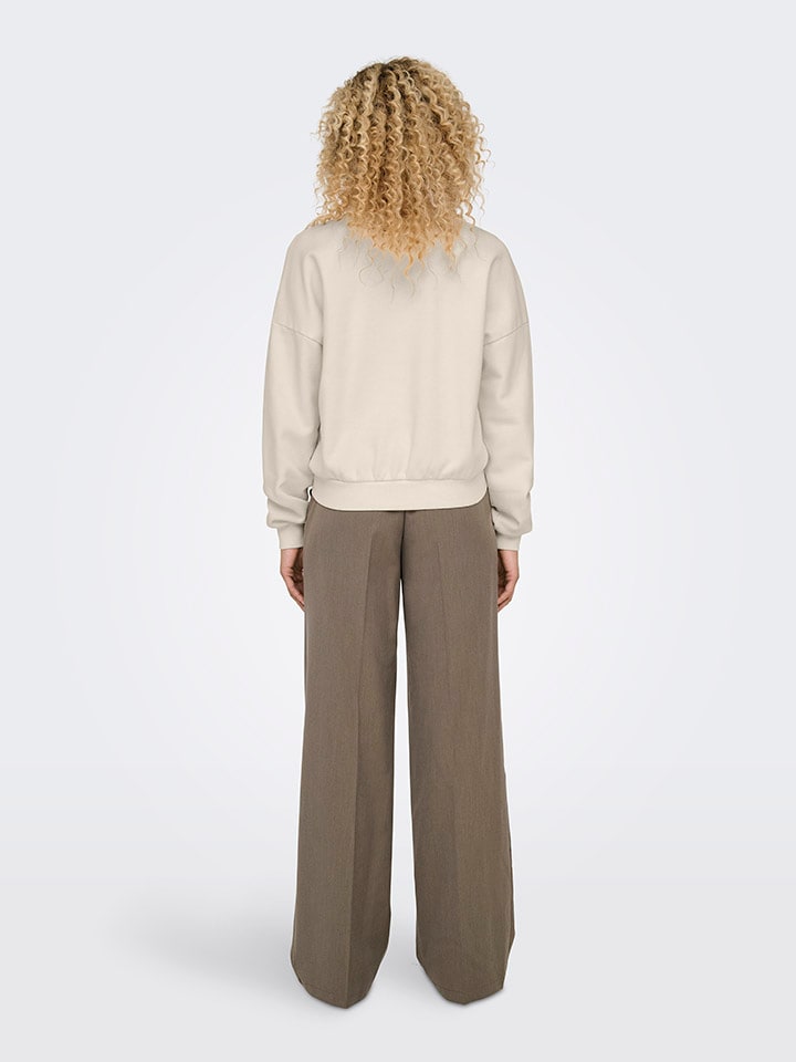 ONLY Sweatshirt in Beige günstig kaufen