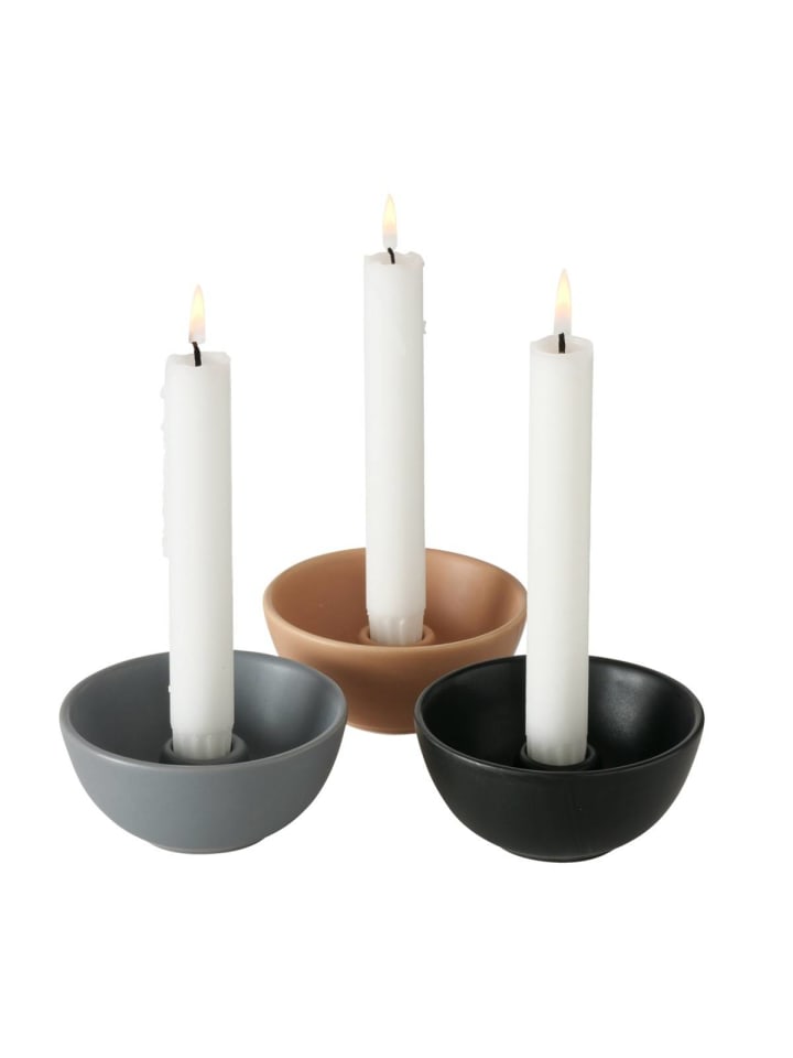 Boltze Kerzenständer in schwarz günstig kaufen onesize