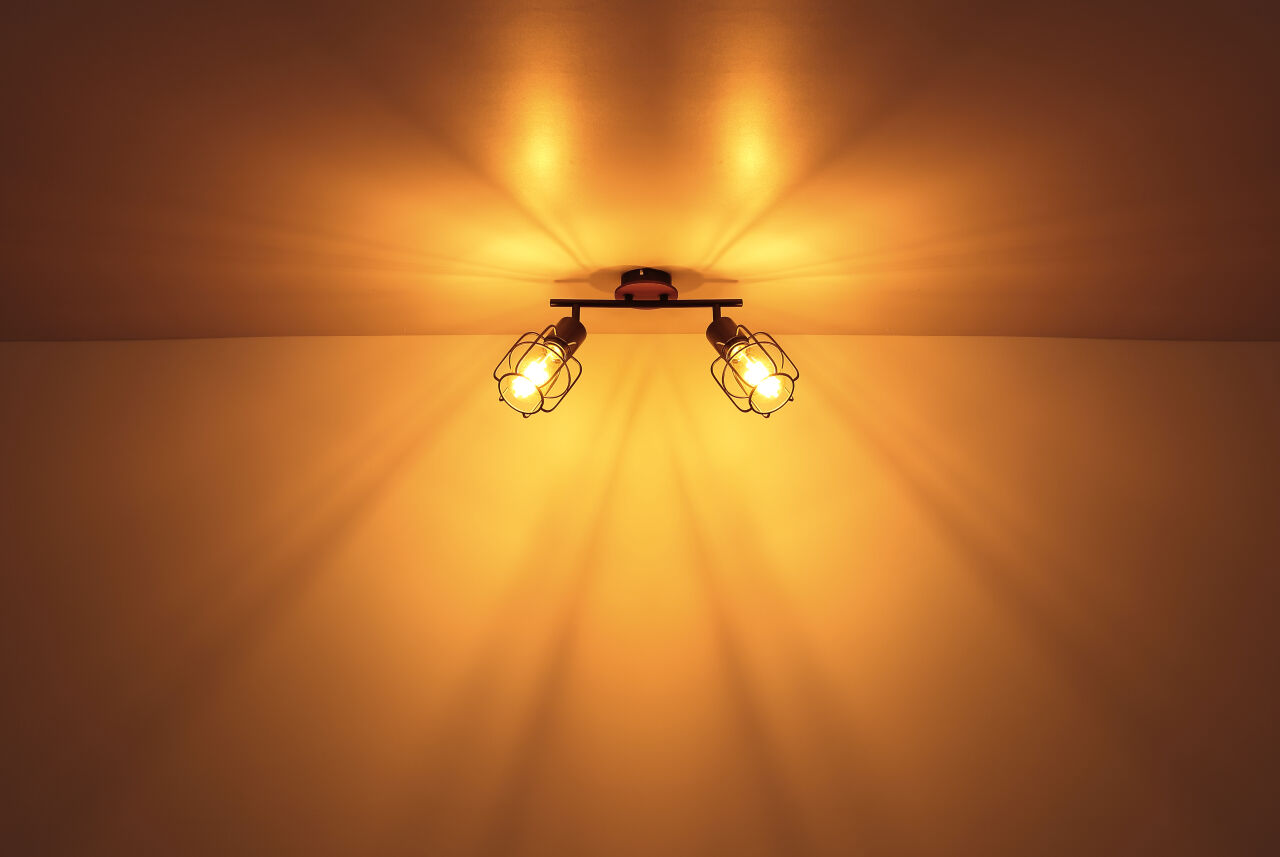 Globo Lighting - WILLA - Deckenleuchte Metall schwarz, 4x E27