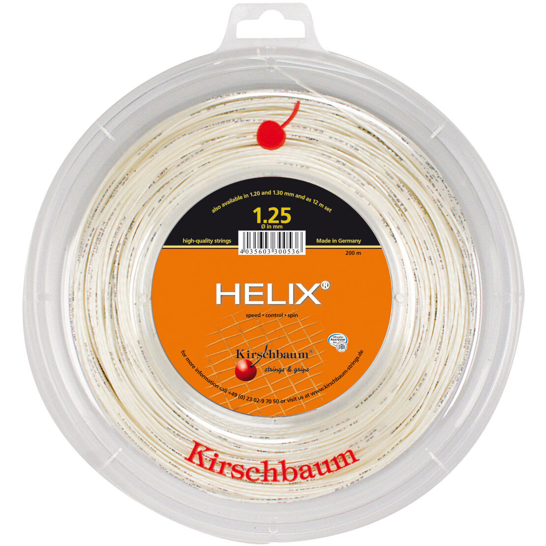 Helix Saitenrolle 200m - Weiß