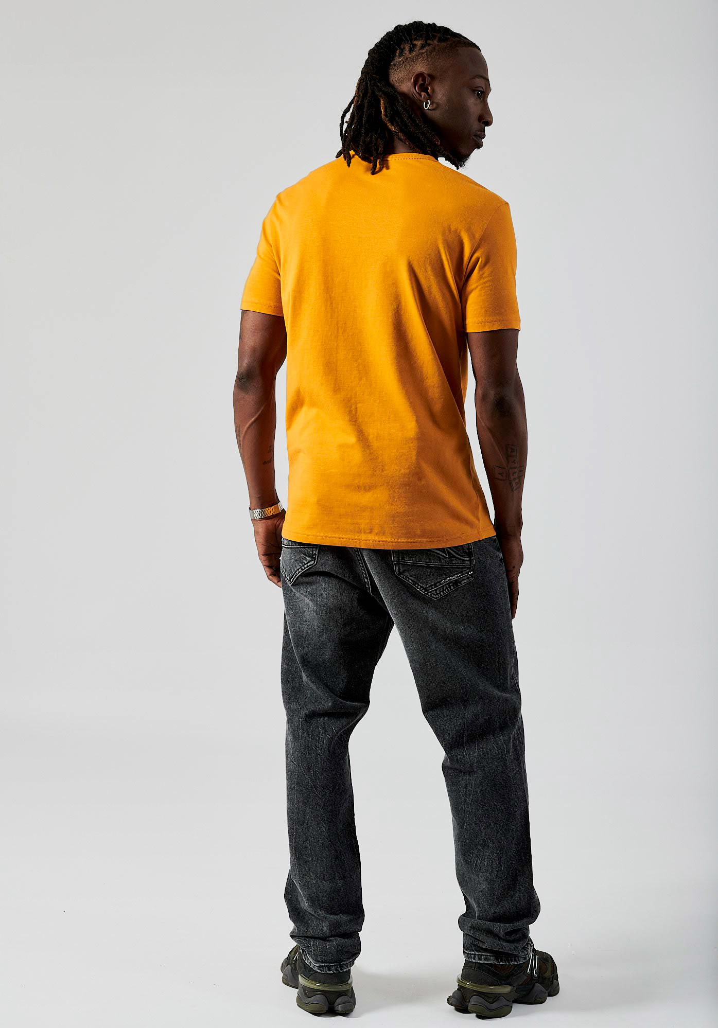 RIFT   Coffret de 2 t-shirts rouge et orange slim Homme