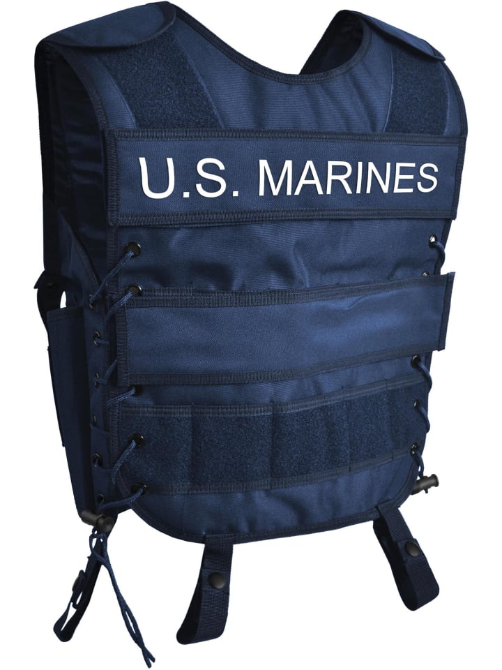 Normani Outdoor Sports Weste mit abnehmbarem Klett-Patch Tac Charge-V in U.S. MARINES günstig kaufen