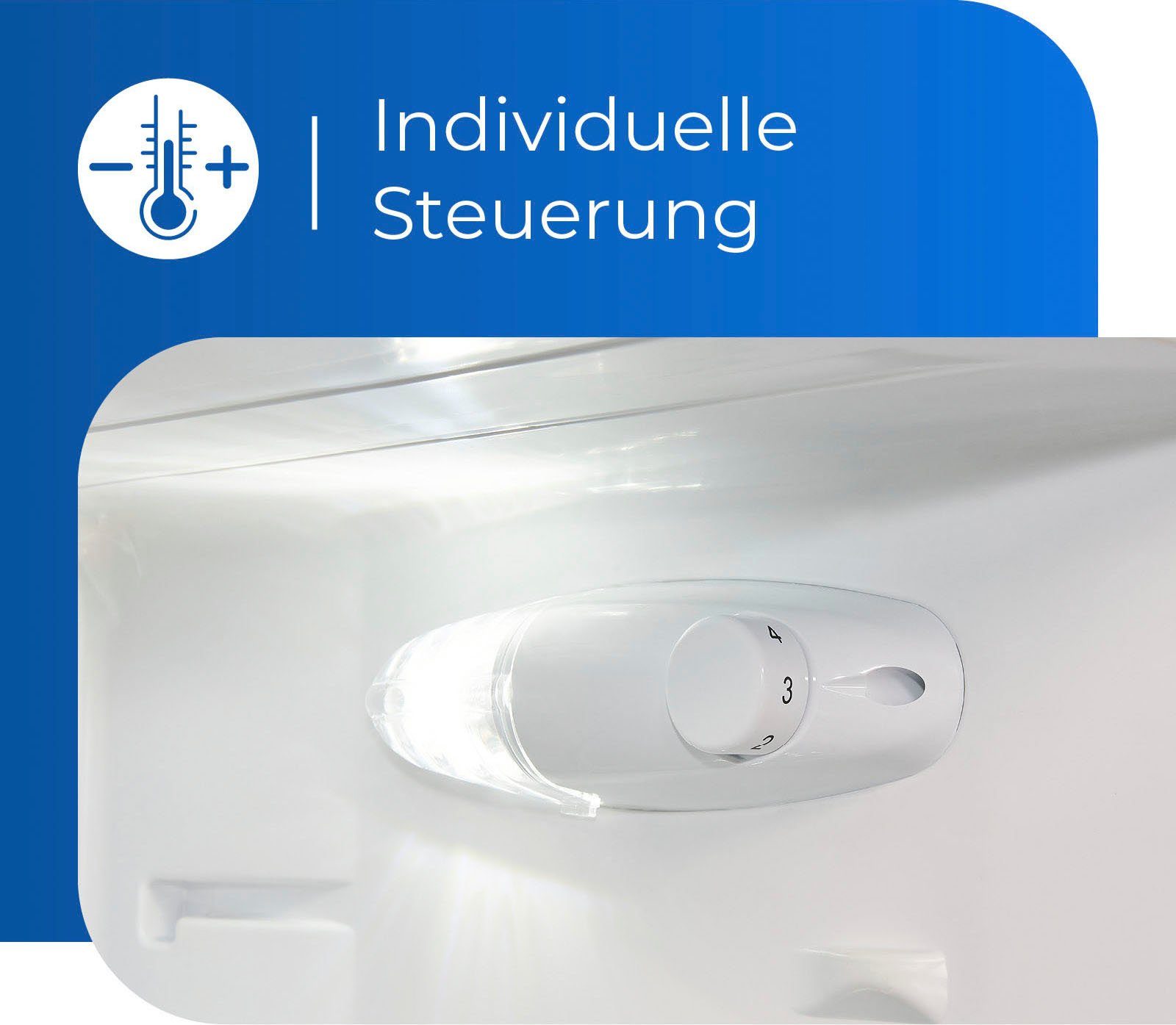 exquisit Vollraumkühlschrank KS18-V-H-170E weiss, 85,0 cm hoch, 60,0 cm breit