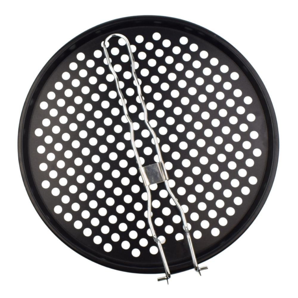 Orange85 Schwarzer Barbecue-Pizzapan