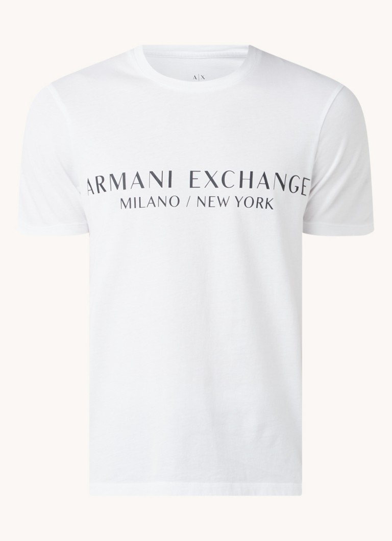 Armani Exchange T-krekls ar logotipa apdruku