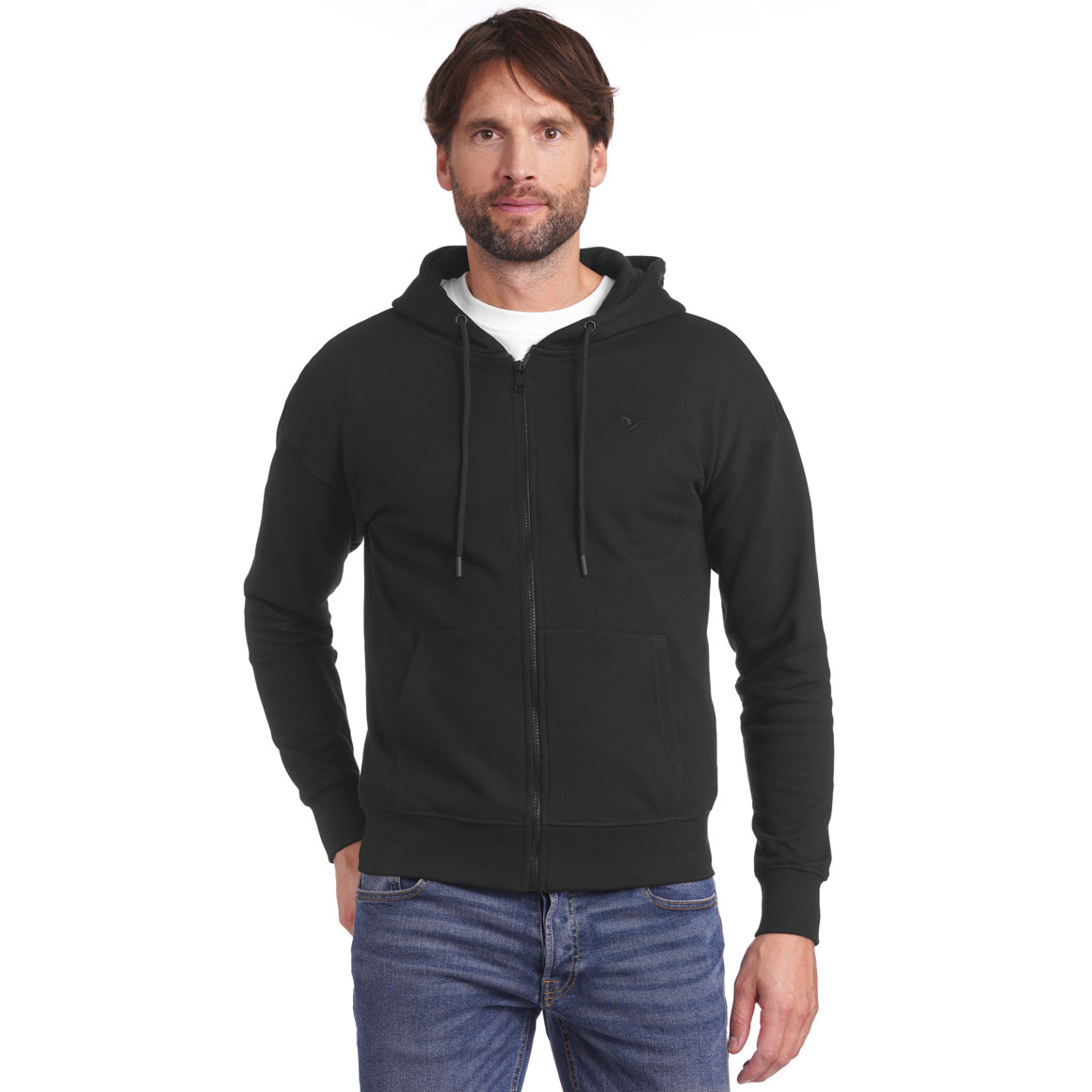 Herren Sweatjacke mit Kapuze