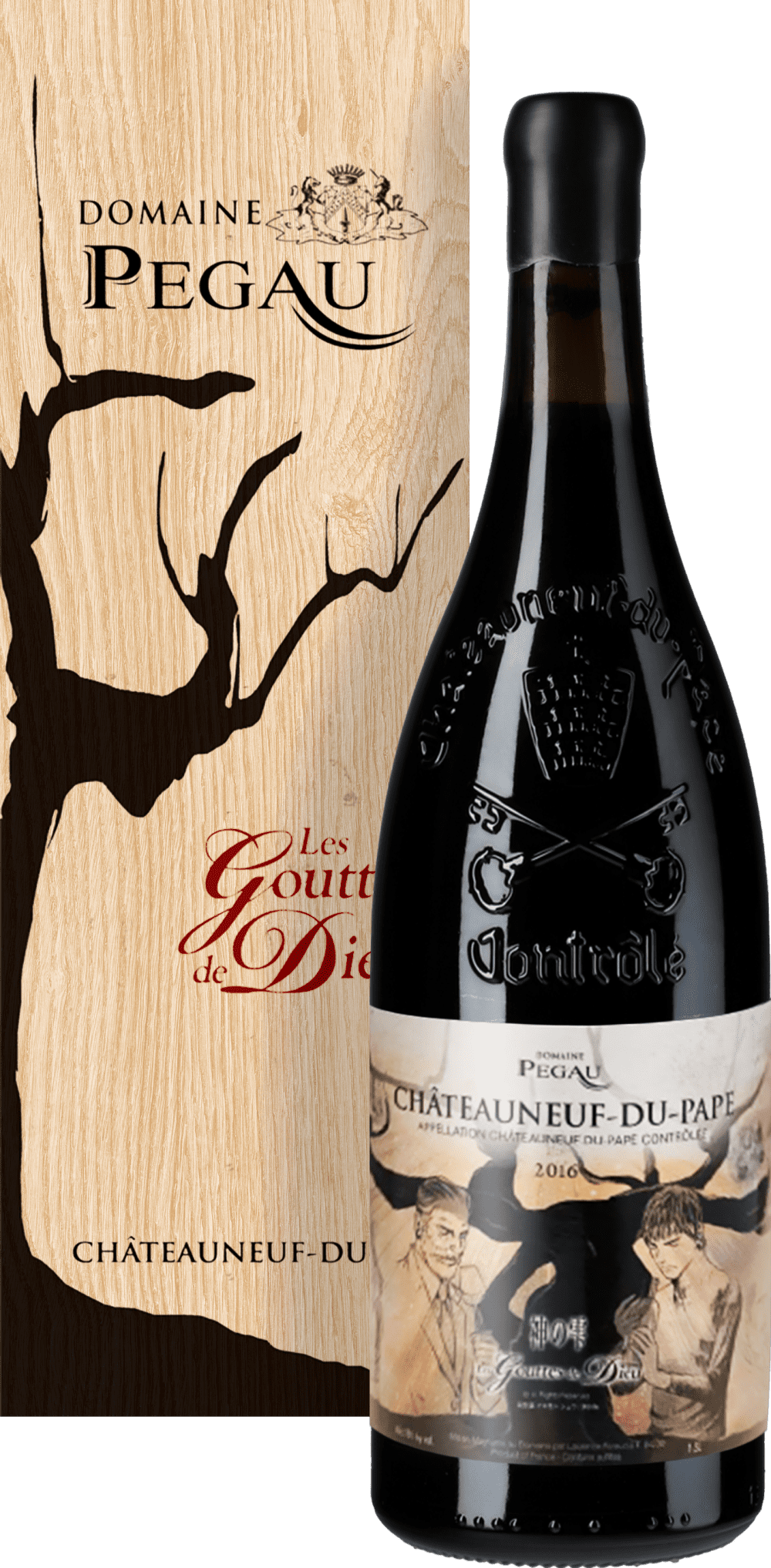 Domaine du Pegau / Paul & Laurence Feraud: Chateauneuf du Pape Cuvée Les Gouttes de Dieu 2016