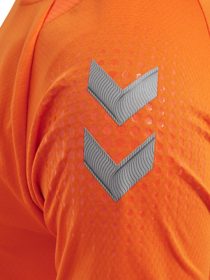 Hummel Hummel T-Shirt Hmllead Herren in ORANGE TIGER günstig kaufen