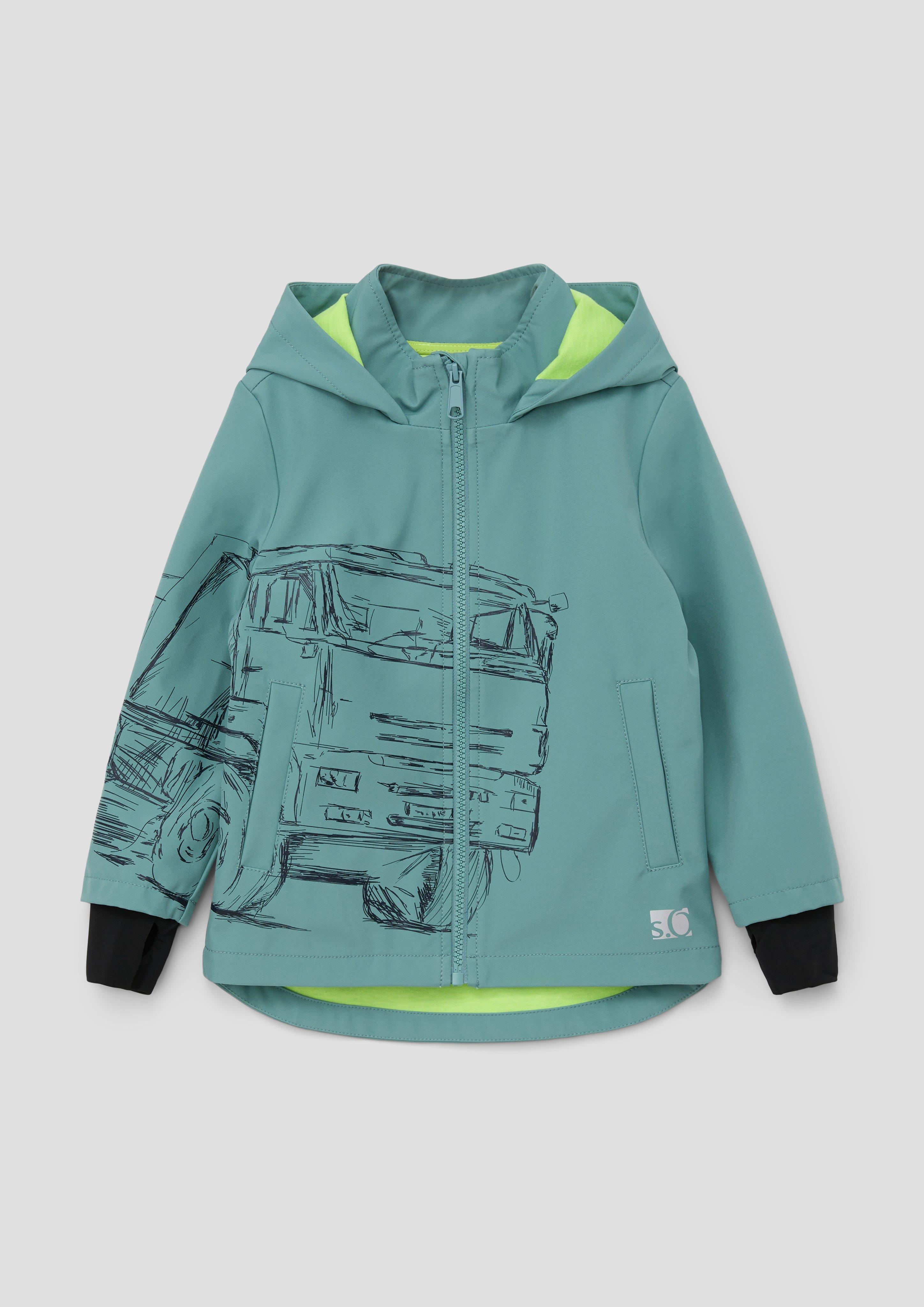 Softshelljacke mit Jerseyfutter  2140436-6554