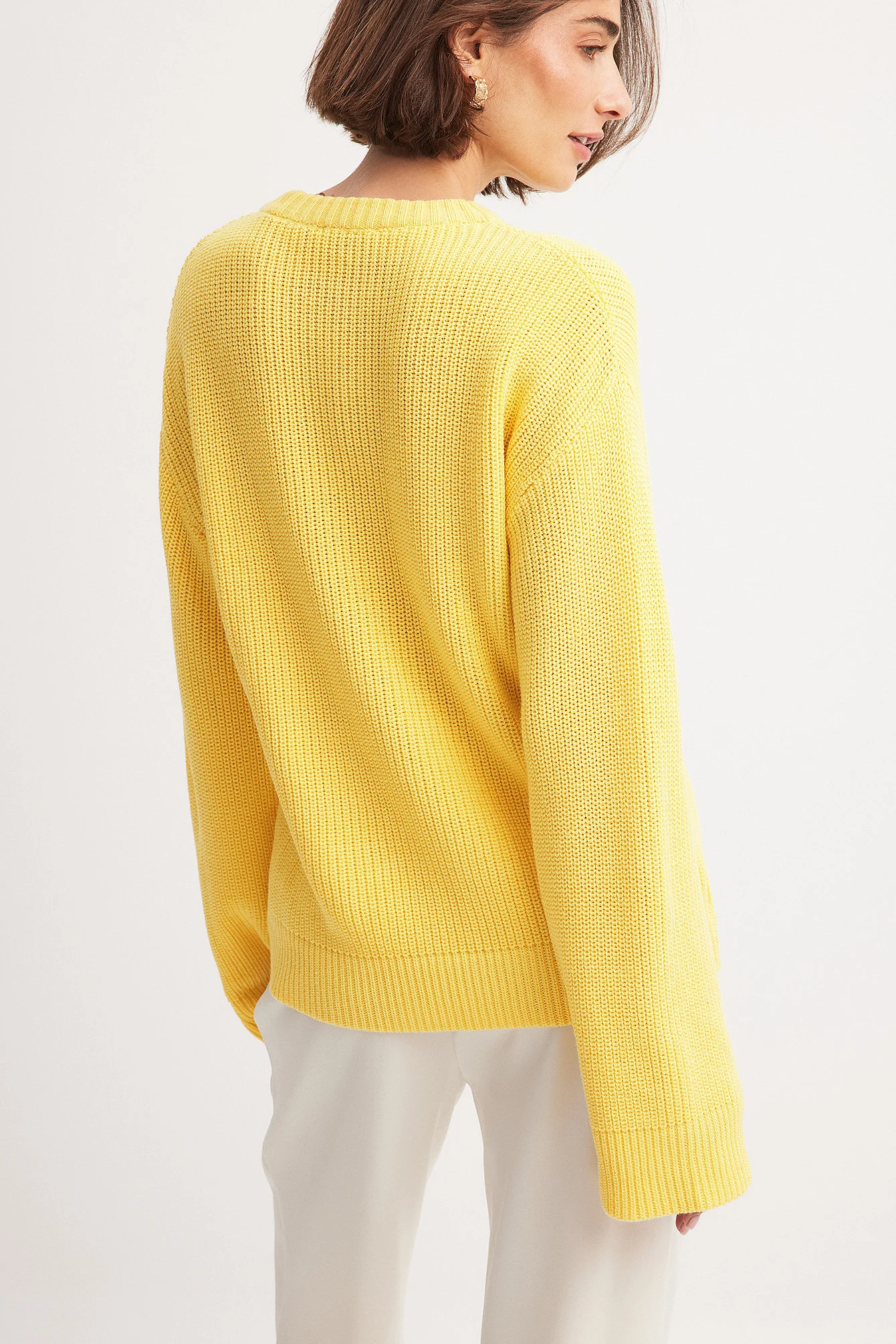 Strickpullover mit Rundhalsausschnitt