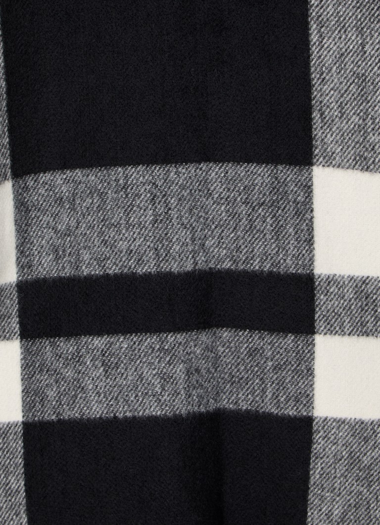 Poncho tricotat fin cu franjuri OPUS Atano