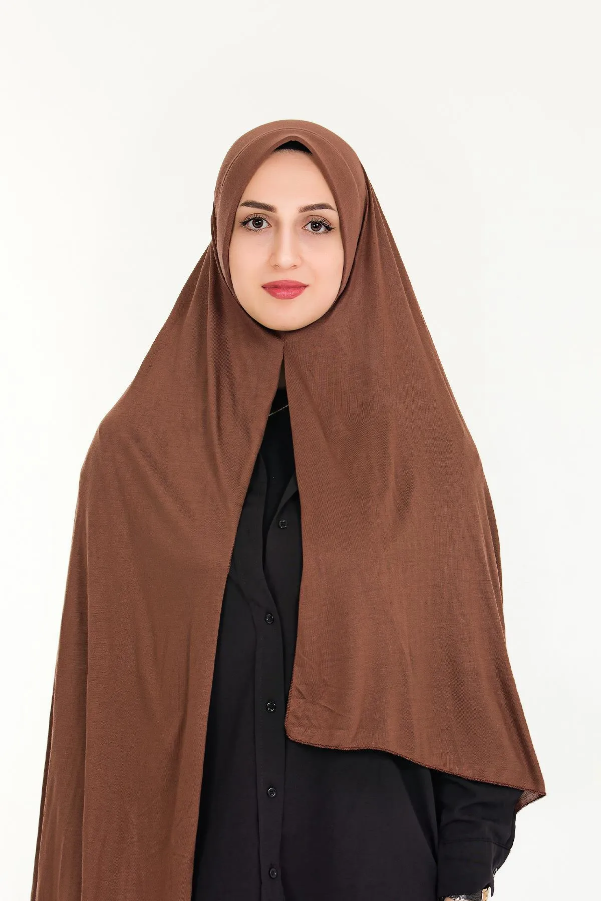 Sensu  Praktischer, aufsteckbarer Hijab-Schal aus gekämmter Baumwolle