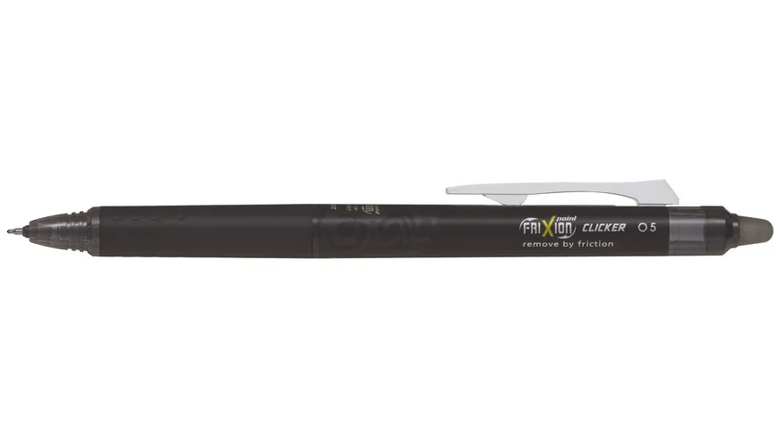 PILOT Tintenroller FriXion Point Clicker 0.5 (F) Schwarz schwarz