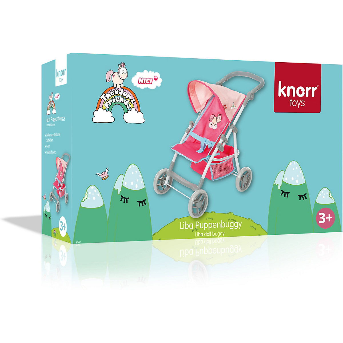 Puppenbuggy Liba - NICI Theodor & Friends