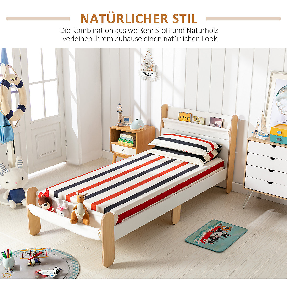 Kinderbett mit Kinderfreundlichem Design