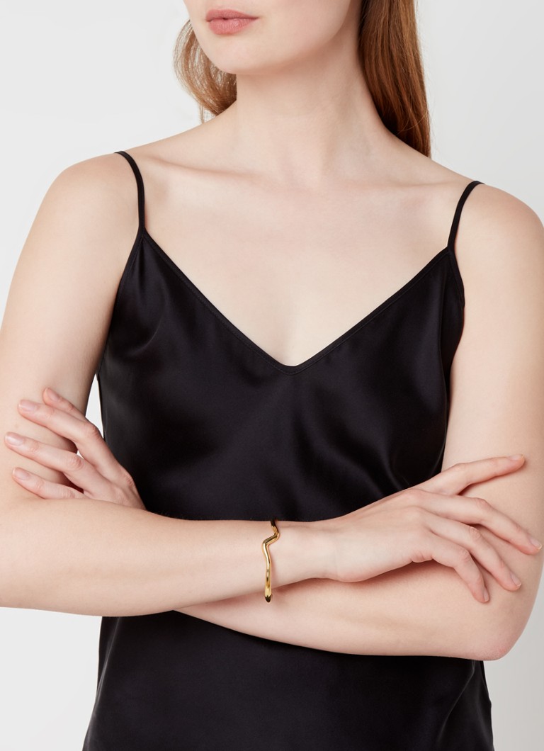 Missoma Molton Wave bangle gold-plated