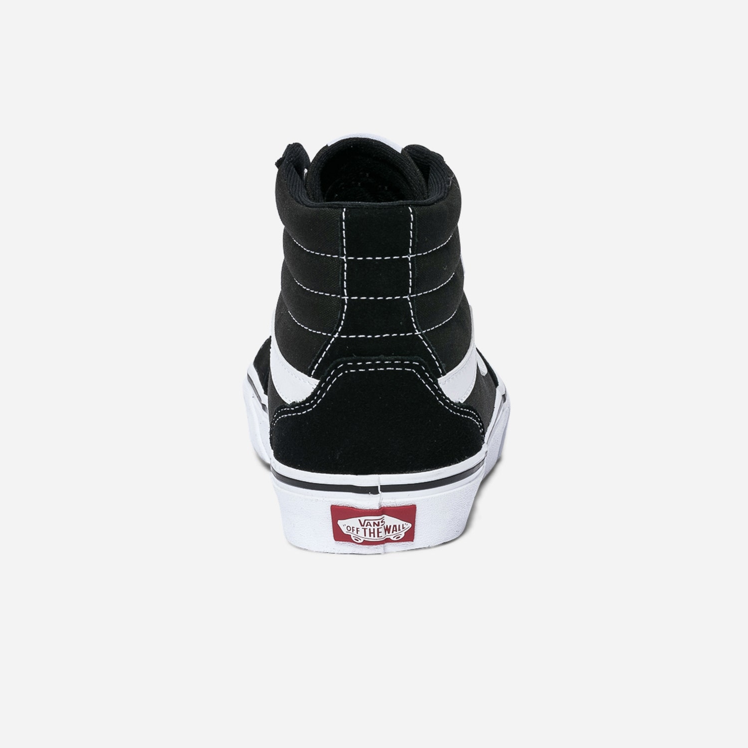 Basket VANS noire en toile et cuir velours