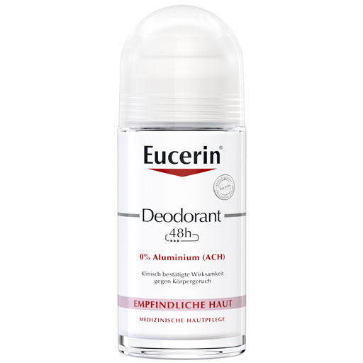 EUCERIN Deodorant Roll-on 0% Aluminium  50 ml  Flüssigkeit