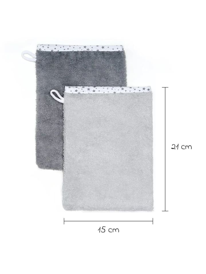 Wörner 3-tlg. Bade-Set - Kapuzenbadetuch in grau günstig kaufen onesize